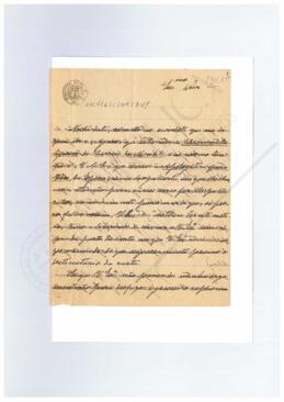 Carta de D. José [Leite Lopes de Faria], bispo de Bragança, para António Lino Neto