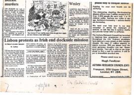 Lisbon protests as Irish end dockside mission