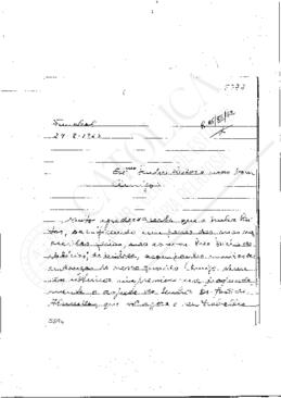 Carta de José Pereira da Costa para Guilherme Braga da Cruz