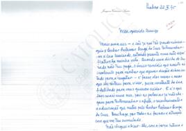 Carta de Joaquim Veríssimo Serrão para Guilherme Braga da Cruz