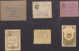 Patentes de sócio da Società Diocesana “Buona Stampa”