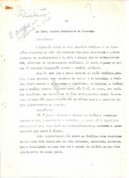 Carta da Direção Geral da Liga Operária Católica para o presidente do Conselho [de Ministros, António de Oliveira Salazar]